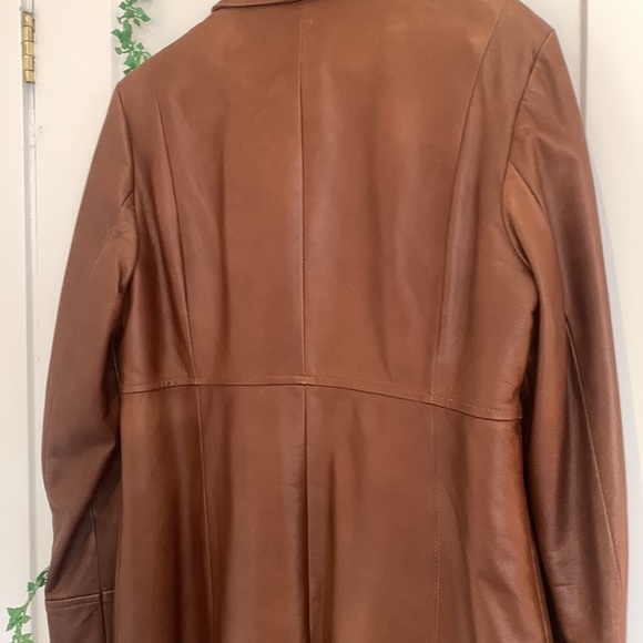 DANIER Leather trench coat MADE IN CANADA - Picture 8 of 12